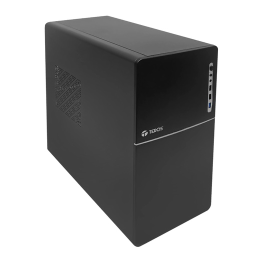 [ 449995] Case TEROS TE-1038S, Factor de forma ATX, 250 W, USB 3.0 / 2.0, audio, negro.