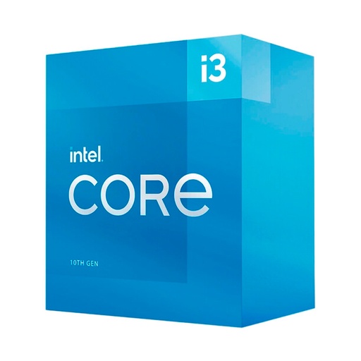[ 367284] Procesador Intel Core i3-10105, 3.70 / 4.40 GHz, 6 MB Caché L3, LGA1200, 65W, 14 nm.