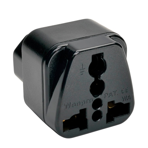 [ 85644] Adaptador de tomacorriente Tripp-Lite UNIPLUGINT, permite conexión a un IEC 320 C13.