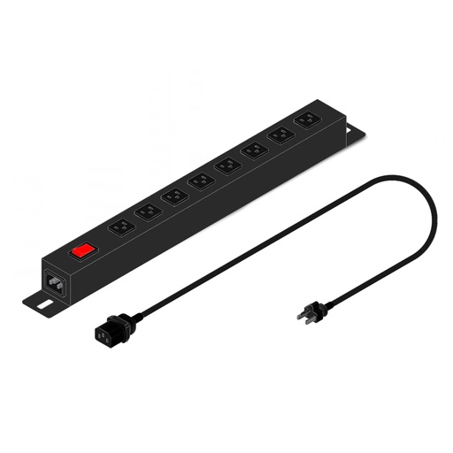 [ 437142] Unidad de Distribución de Energía (PDU), Modelo: PDU-H-08T-10A-8(N5-15R)-C14-1U