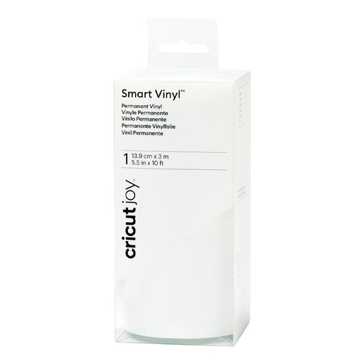 [ 457612] Cricut | Vinilo Permanente Smart | Color Blanco | Rollo de Mejor Valor 13.9cm x 3m
