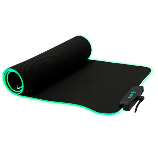 [ 427328] Mouse pad gamer TEROS TE-3013G, RGB, USB a tipo C, negro